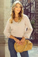 Sweaters Back Bow Knit Sweater