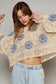 Sweaters Blossom Beige Eyelet Sweater