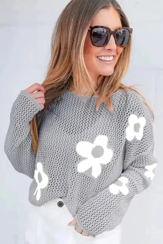 Sweaters Blossom Breeze Knit Sweater