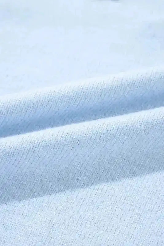 Sweaters Blossom Stitched Cozy Neck Sweater