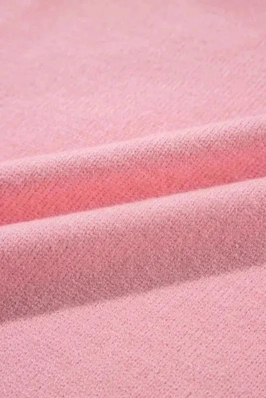 Sweaters Blossom Weave Notched Sweater