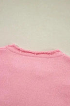 Sweaters Blossom Weave Notched Sweater