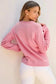 Sweaters Blossom Weave Notched Sweater