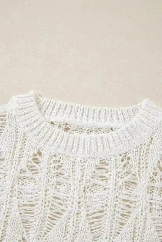 Sweaters Boho Breeze Crochet Sweater