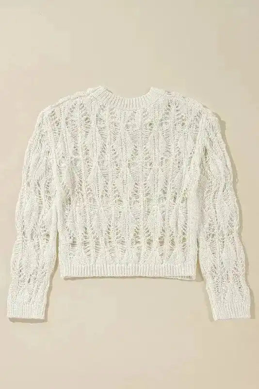 Sweaters Boho Breeze Crochet Sweater