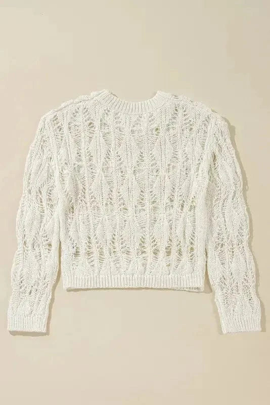 Sweaters Boho Breeze Crochet Sweater