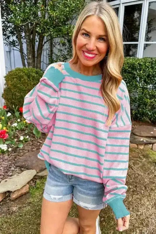 Sweaters Candy Stripe Cozy Sweater