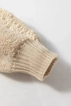 Sweaters Checkered Sherpa Loose Sweater