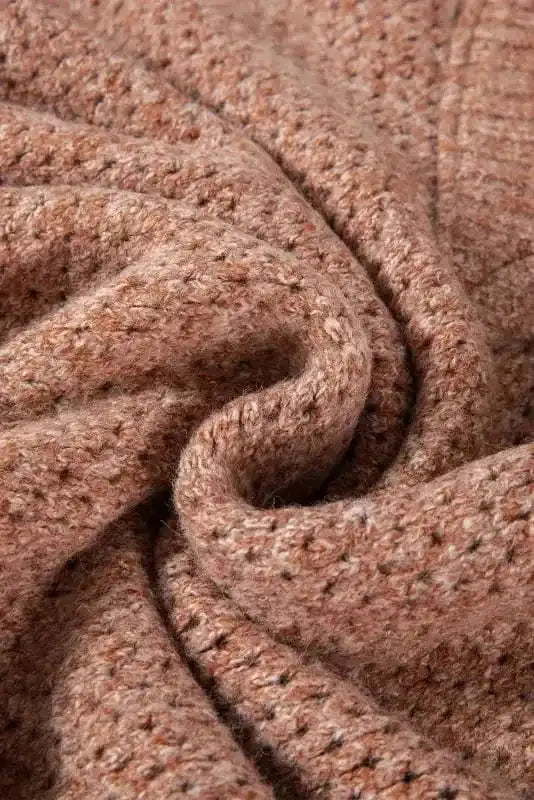 Sweaters Chic Eyelet Charm - V-Neck Sweater