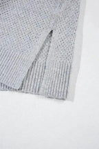 Sweaters Chic Eyelet Charm - V-Neck Sweater