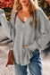 Sweaters Chic Eyelet Charm - V-Neck Sweater
