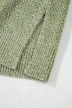 Sweaters Chic Eyelet Charm - V-Neck Sweater