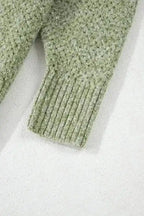 Sweaters Chic Eyelet Charm - V-Neck Sweater