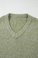 Sweaters Chic Eyelet Charm - V-Neck Sweater