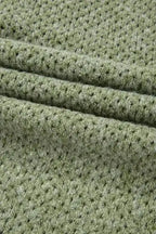 Sweaters Chic Eyelet Charm - V-Neck Sweater
