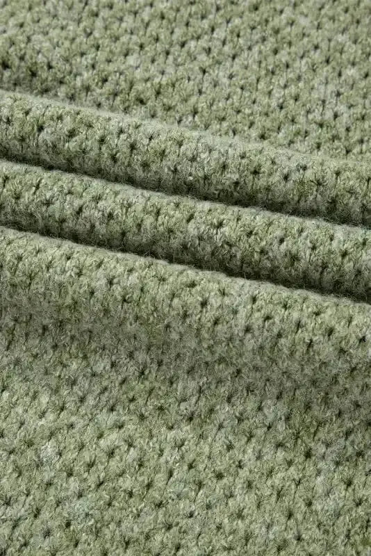 Sweaters Chic Eyelet Charm - V-Neck Sweater
