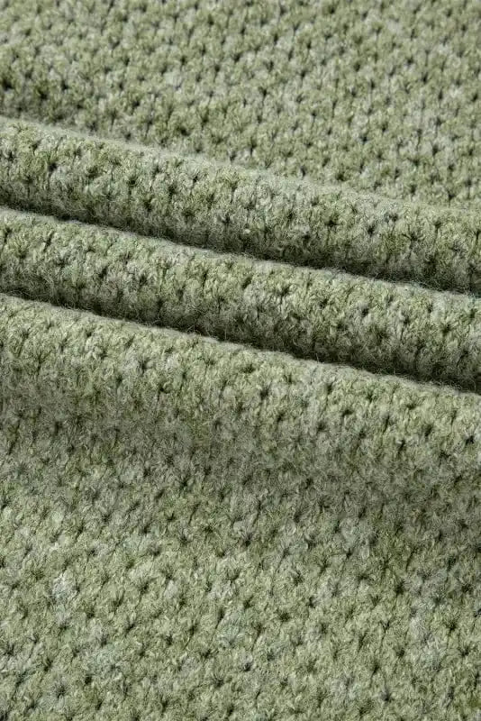 Sweaters Chic Eyelet Charm - V-Neck Sweater