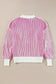 Sweaters Cozy Contrast Stripe Knit Sweater