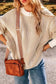 Sweaters Cozy Contrast Stripe Knit Sweater
