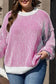 Sweaters Cozy Contrast Stripe Knit Sweater