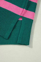 Sweaters CozyStripes Oversized Zip Sweater