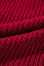 Sweaters Crimson Cozy Shoulder-Bare Knit Sweater