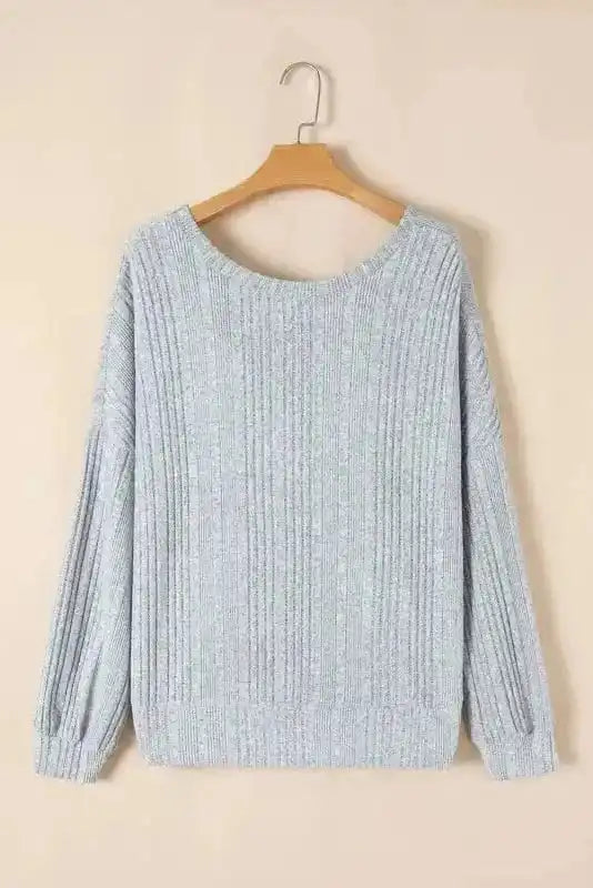 Sweaters Crossover-Back Jumper