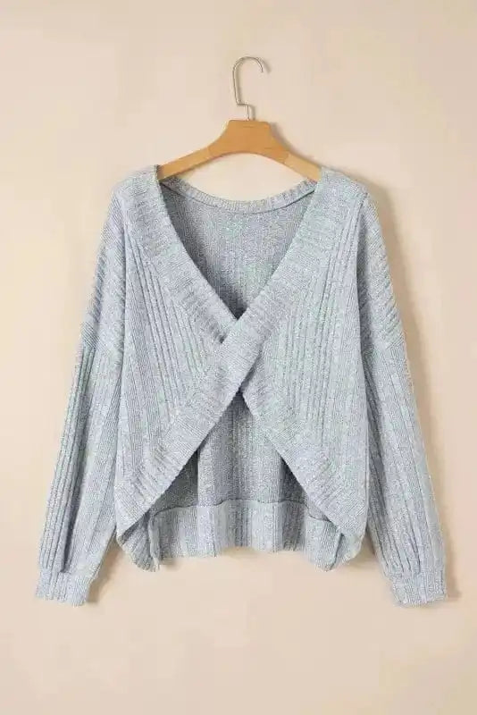 Sweaters Crossover-Back Jumper
