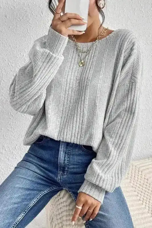 Sweaters Crossover-Back Jumper
