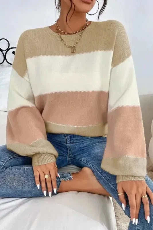 Sweaters Dusty Pink / S / 42%Acrylic+30%Polyester+28%Polyamide Dusty Pink Serenity Sweater