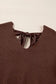 Sweaters Elegant Noir Lantern-Sleeve Sweater