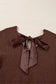 Sweaters Elegant Noir Lantern-Sleeve Sweater