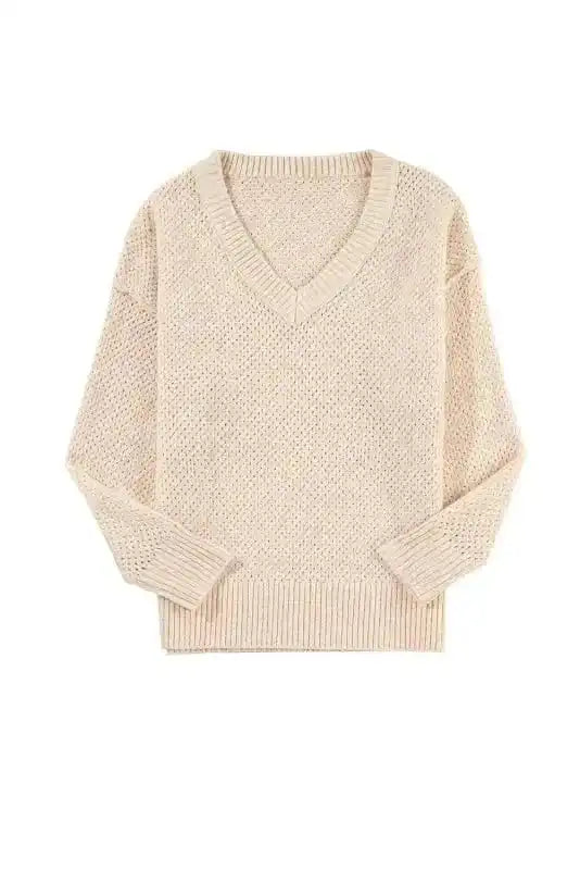Sweaters Eyelet Elegance Drop Sweater