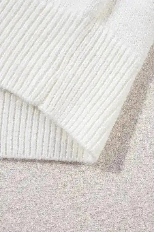 Sweaters Floral Crochet Chunky Knit Sweater