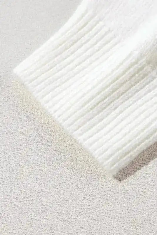 Sweaters Floral Crochet Chunky Knit Sweater