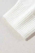 Sweaters Floral Crochet Chunky Knit Sweater