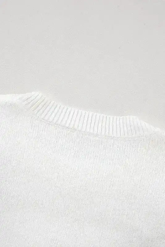 Sweaters Floral Crochet Chunky Knit Sweater