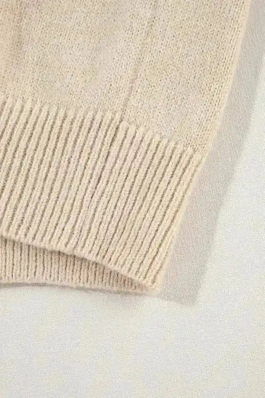 Sweaters Floral Crochet Chunky Knit Sweater