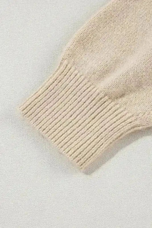 Sweaters Floral Crochet Chunky Knit Sweater