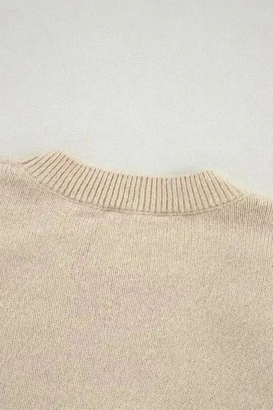 Sweaters Floral Crochet Chunky Knit Sweater