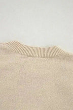 Sweaters Floral Crochet Chunky Knit Sweater