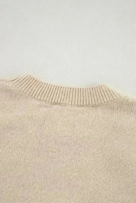 Sweaters Floral Crochet Chunky Knit Sweater
