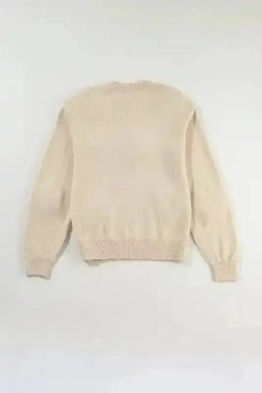 Sweaters Floral Crochet Chunky Knit Sweater
