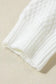 Sweaters Flower Applique White Sweater