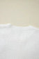 Sweaters Flower Applique White Sweater