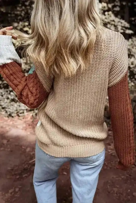 Sweaters FusionKnit Patchwork Sweater