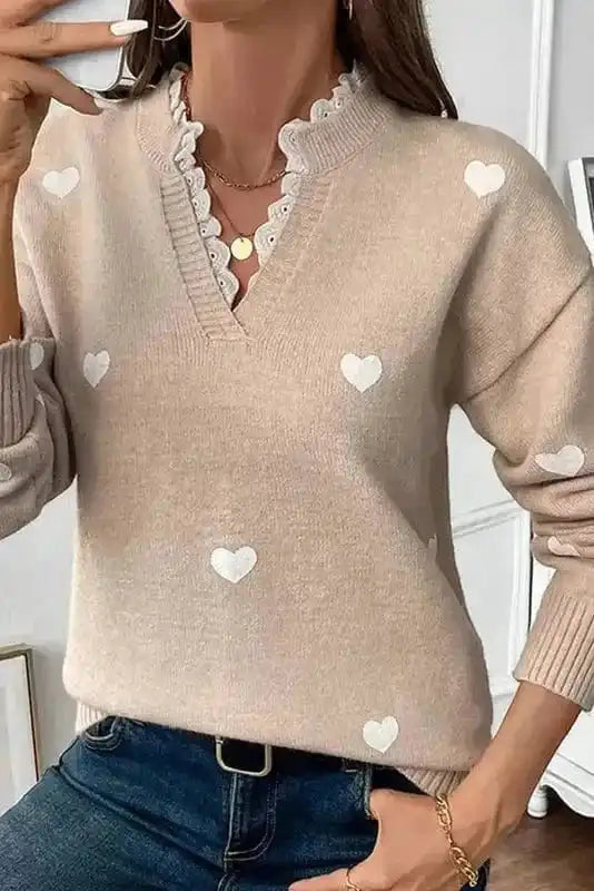 Sweaters Heartfelt Elegance Sweater