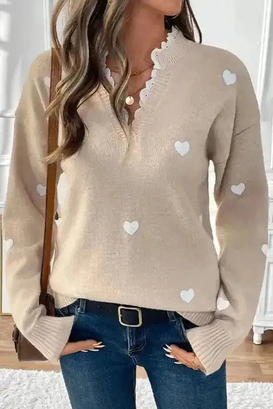 Sweaters Heartfelt Elegance Sweater