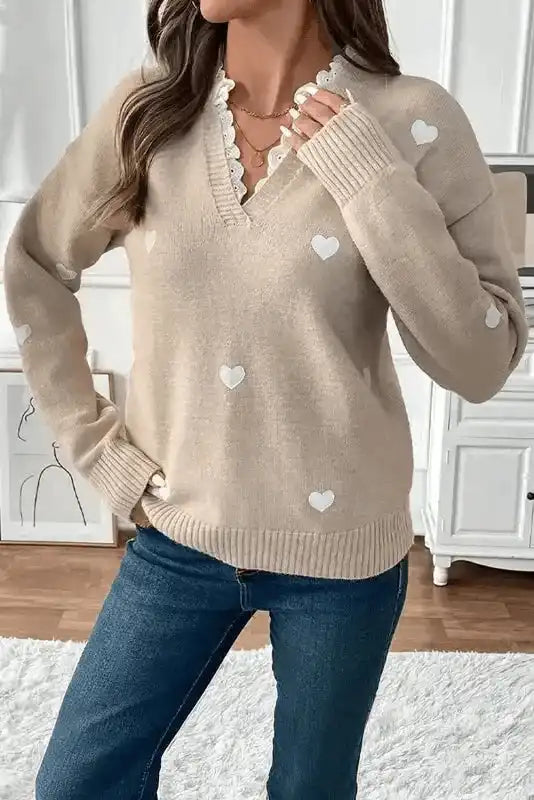 Sweaters Heartfelt Elegance Sweater