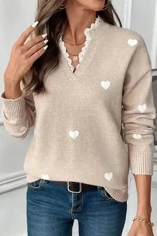 Sweaters Heartfelt Elegance Sweater